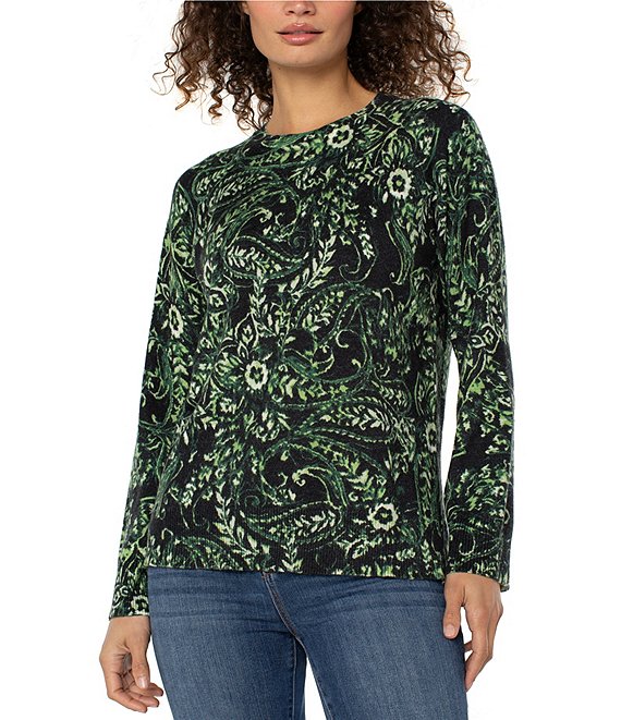 Liverpool Printed Raglan Sweater