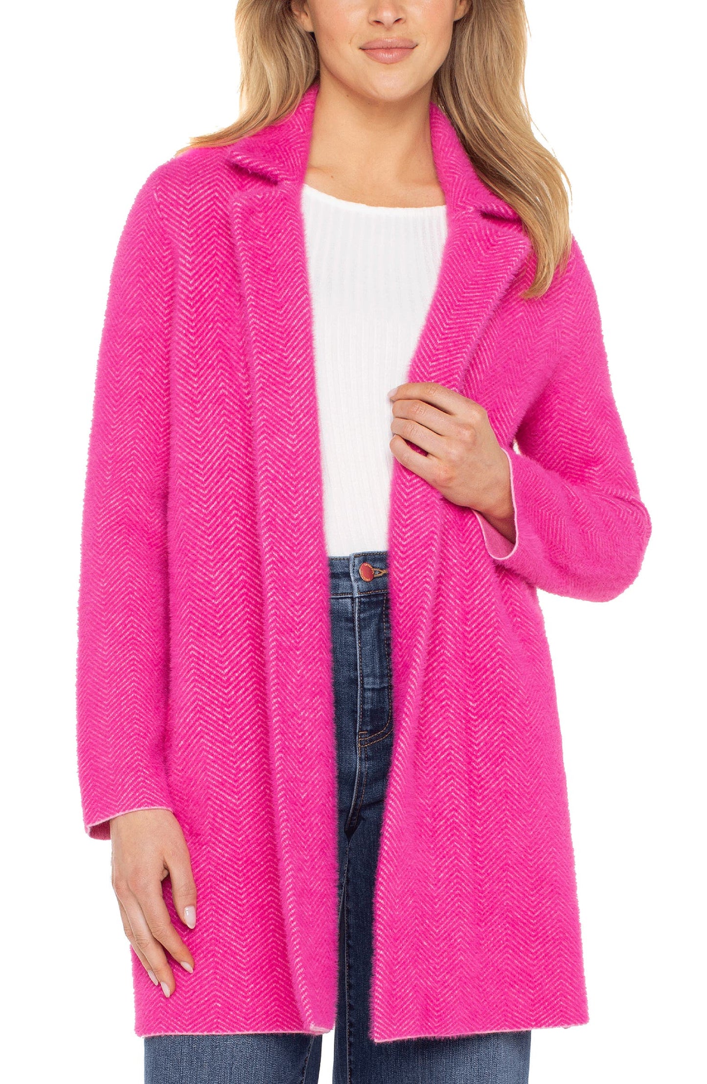 Liverpool Long Sleeve Open Front Cardigan