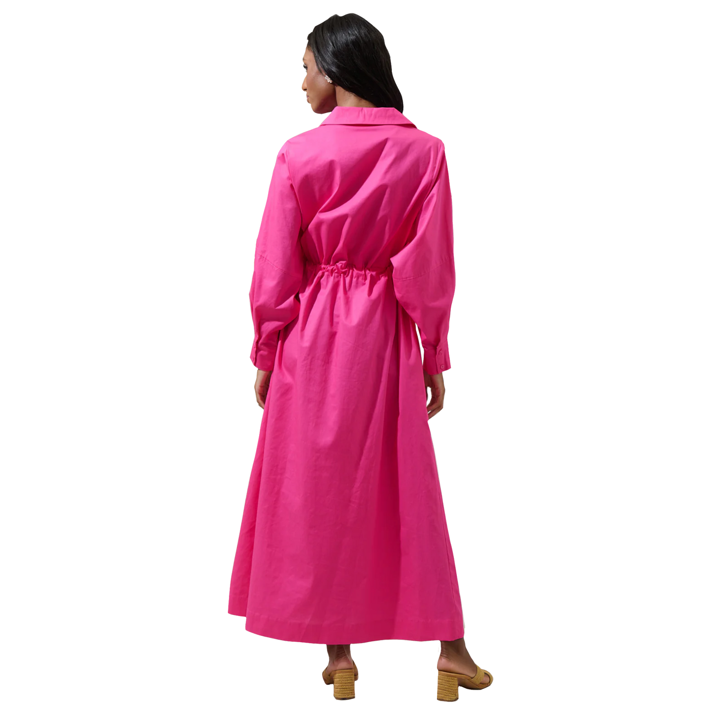 Faiza Dolman Sleeve Poplin Dress