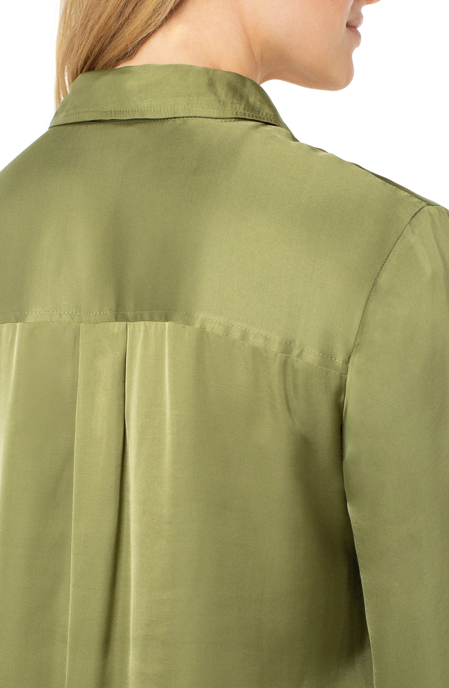 Liverpool LS Button Front Woven Shirt