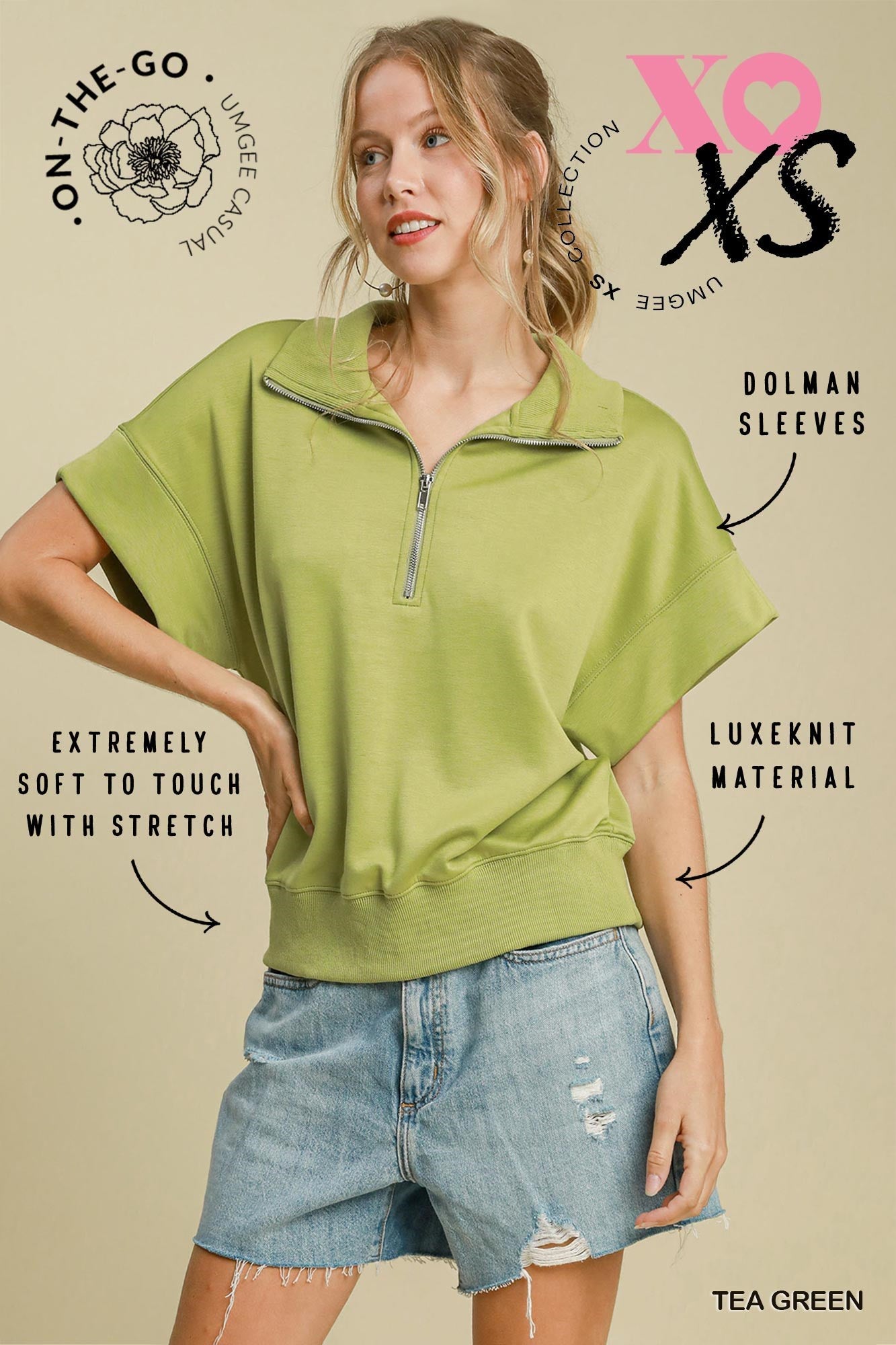 Athleisure Zip Top