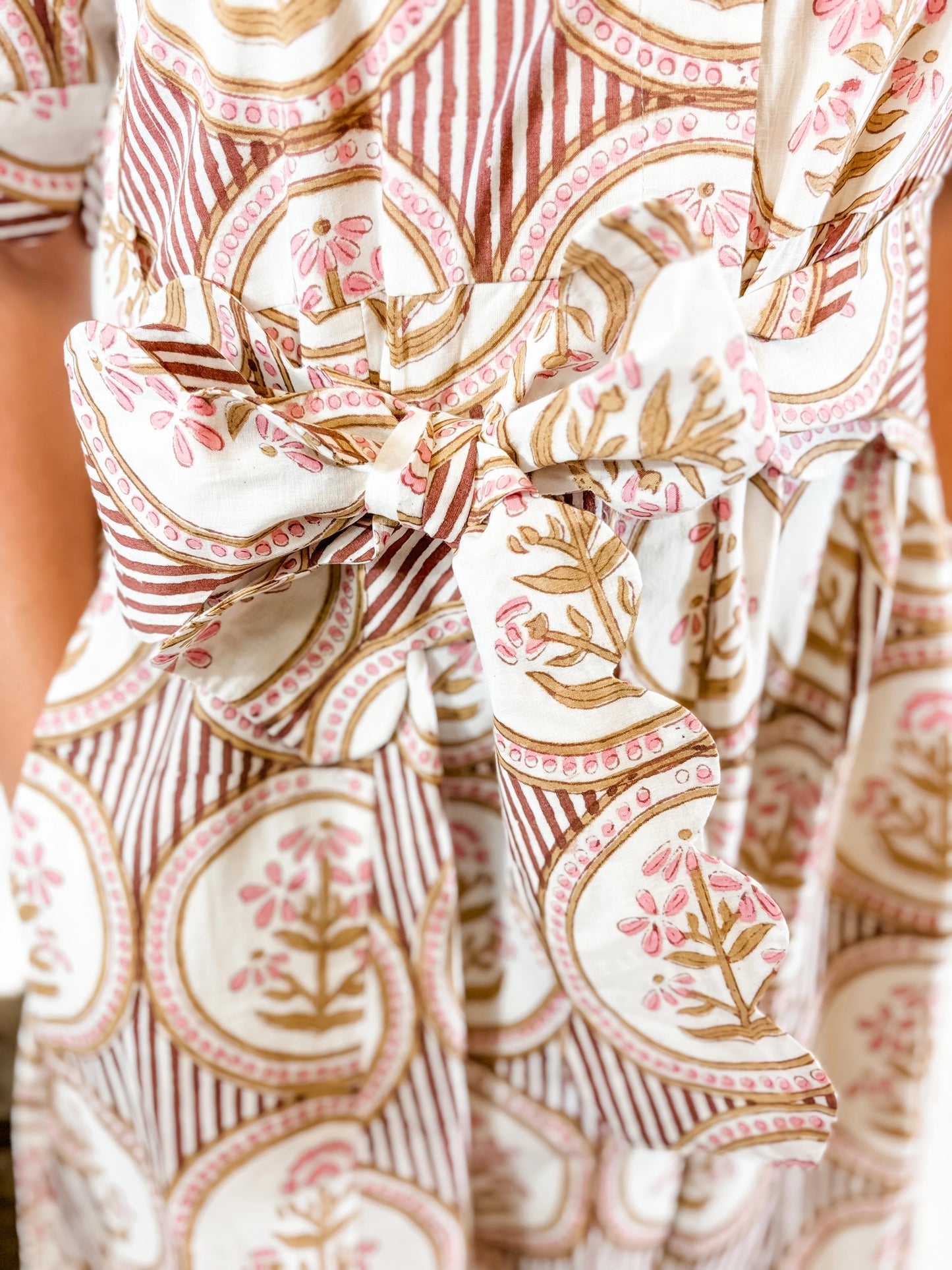 Medallion Floral Maxi Dress