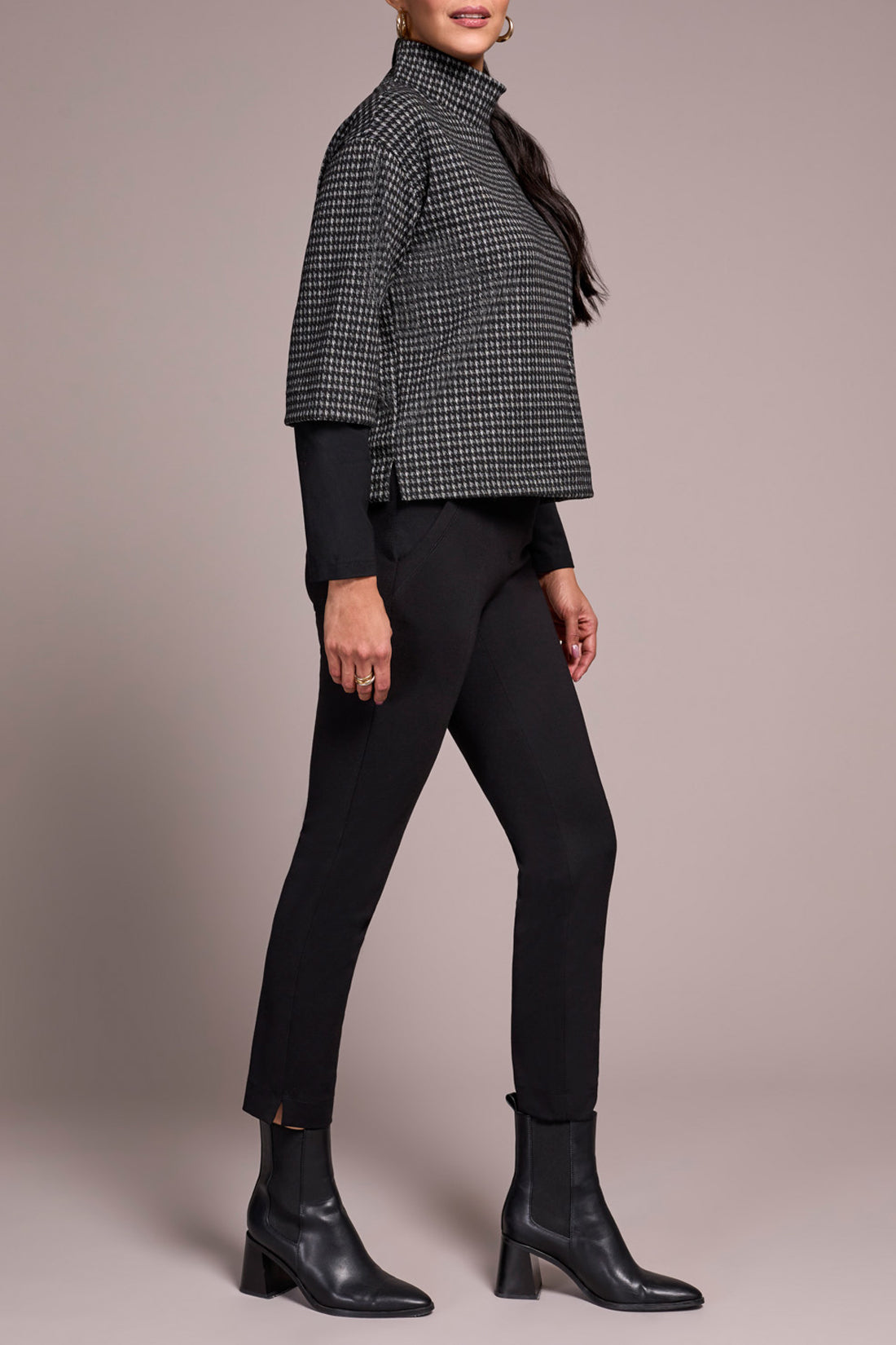 Tribal Mockneck Fooler Top