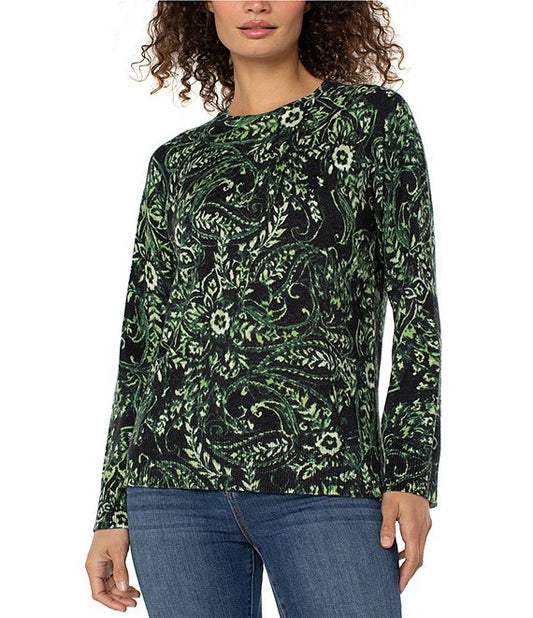 Liverpool Printed Raglan Sweater