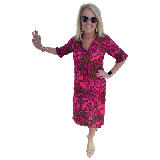 San Sebastian Middy Indi Dress