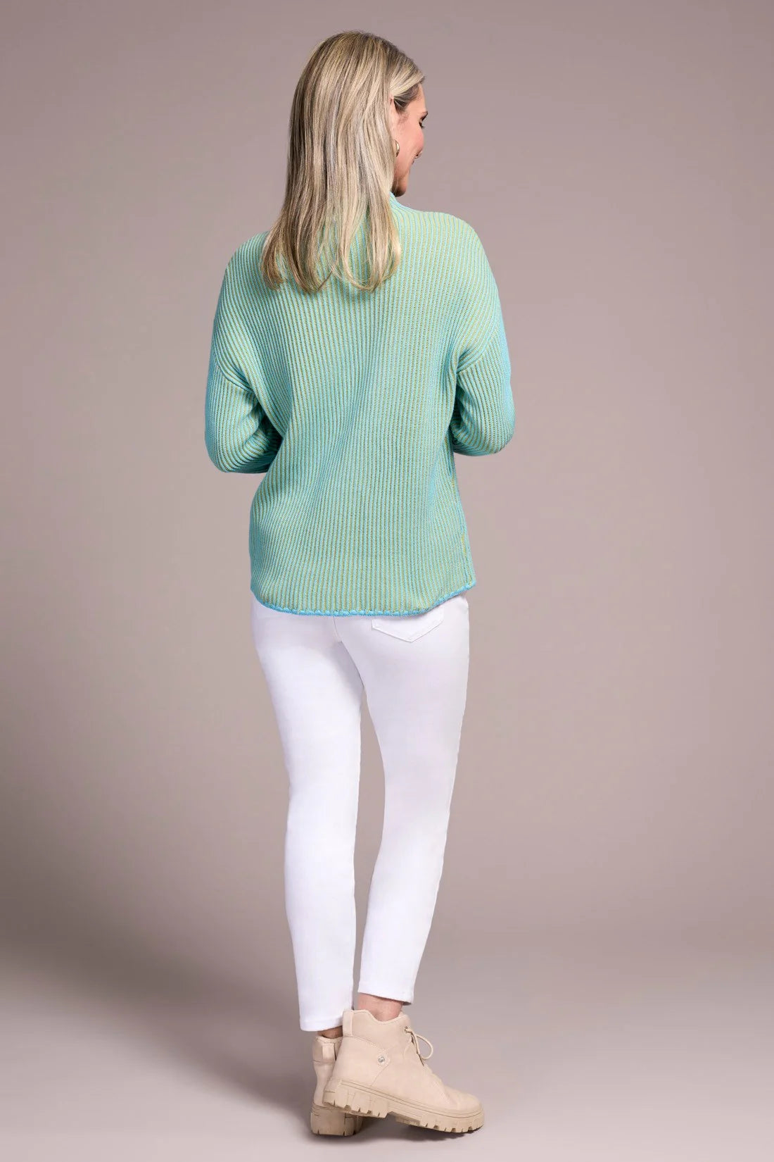 Tribal Funnel Neck Sweater