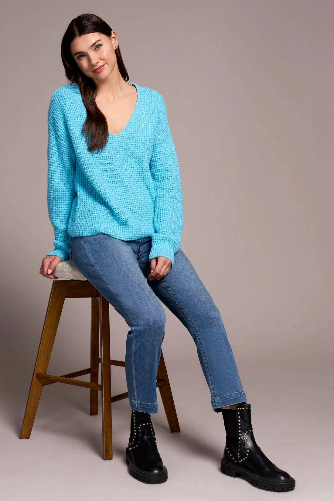 Tribal Soft Touch Drop Shoulder Sweater