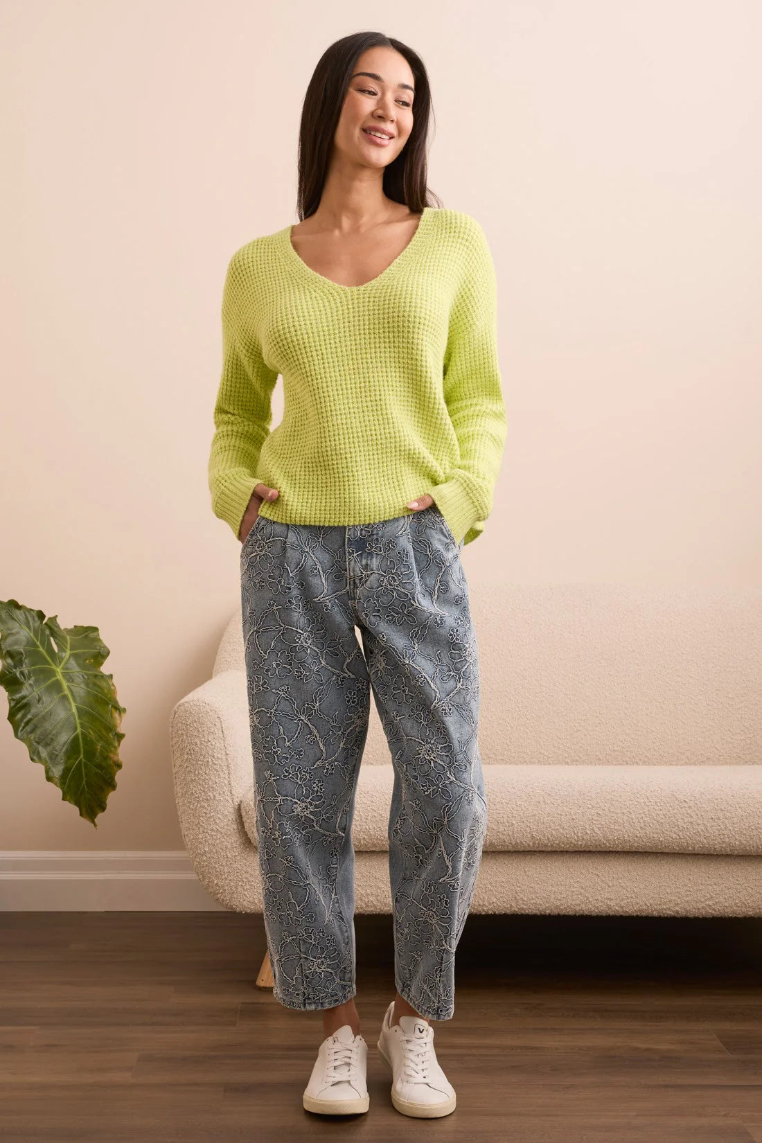 Tribal Soft Touch Drop Shoulder Sweater