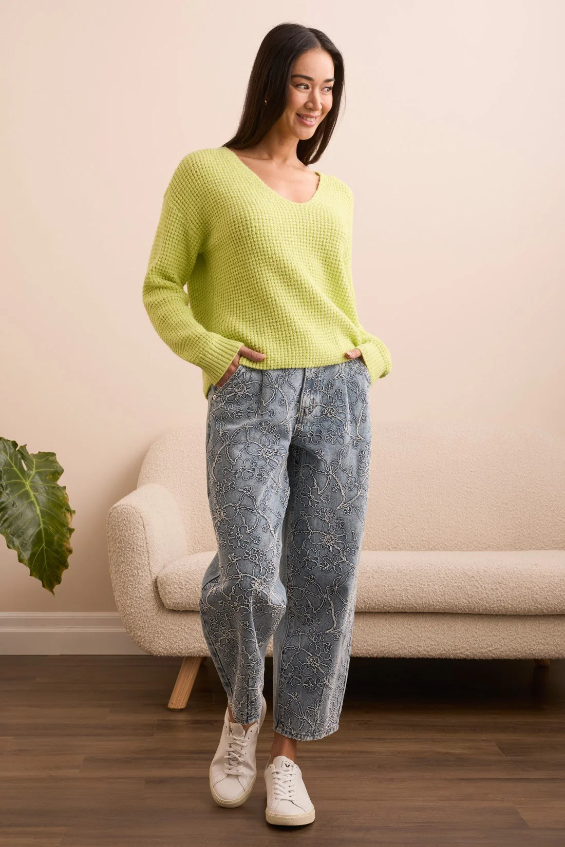 Tribal Soft Touch Drop Shoulder Sweater