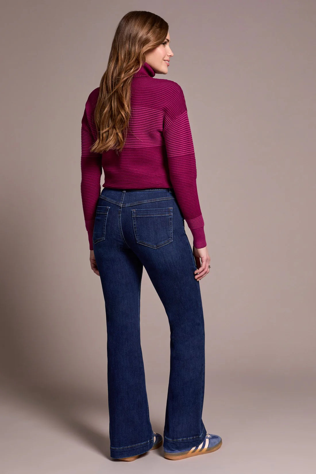 Tribal Audrey Pull-On Flare Jean