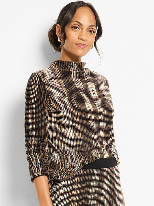 Nic+Zoe Ombre Pixel Knit Sweater