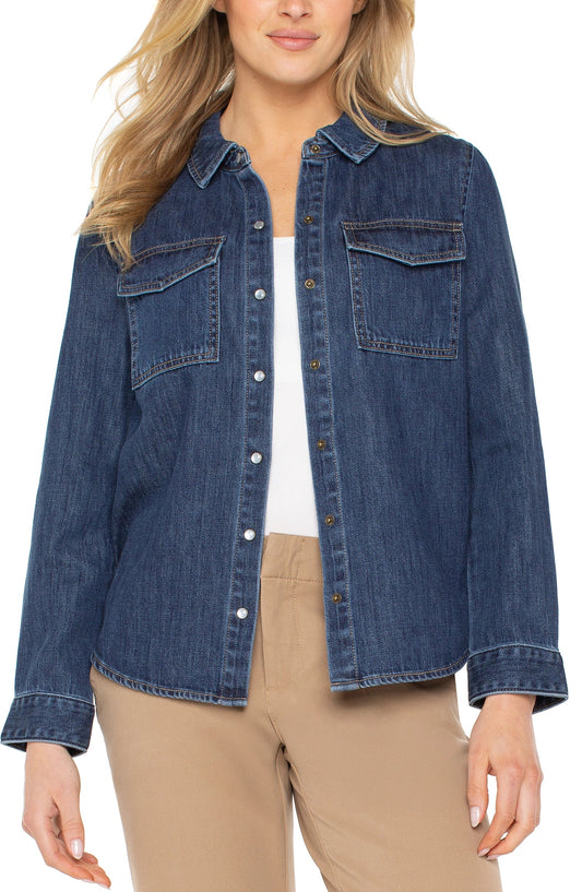 Liverpool Denim Shirt Jacket