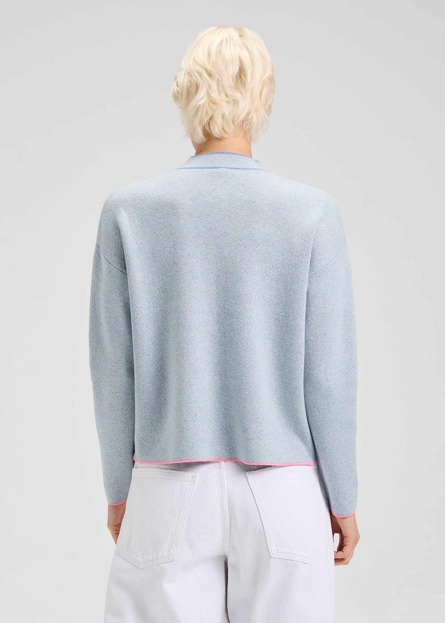 Zaket & Plover 7524 Split Collar Sweater