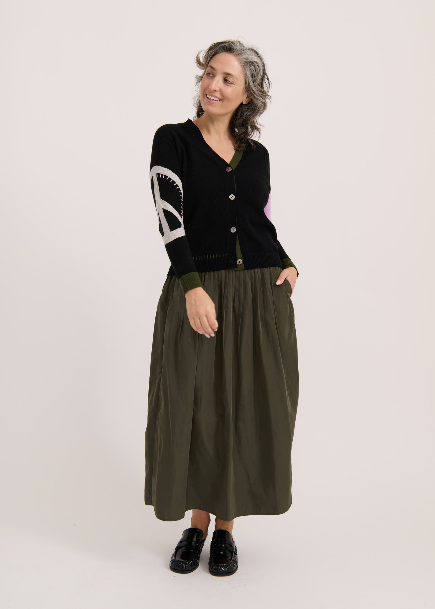 Zaket & Plover 7538 Peace Please Cardigan