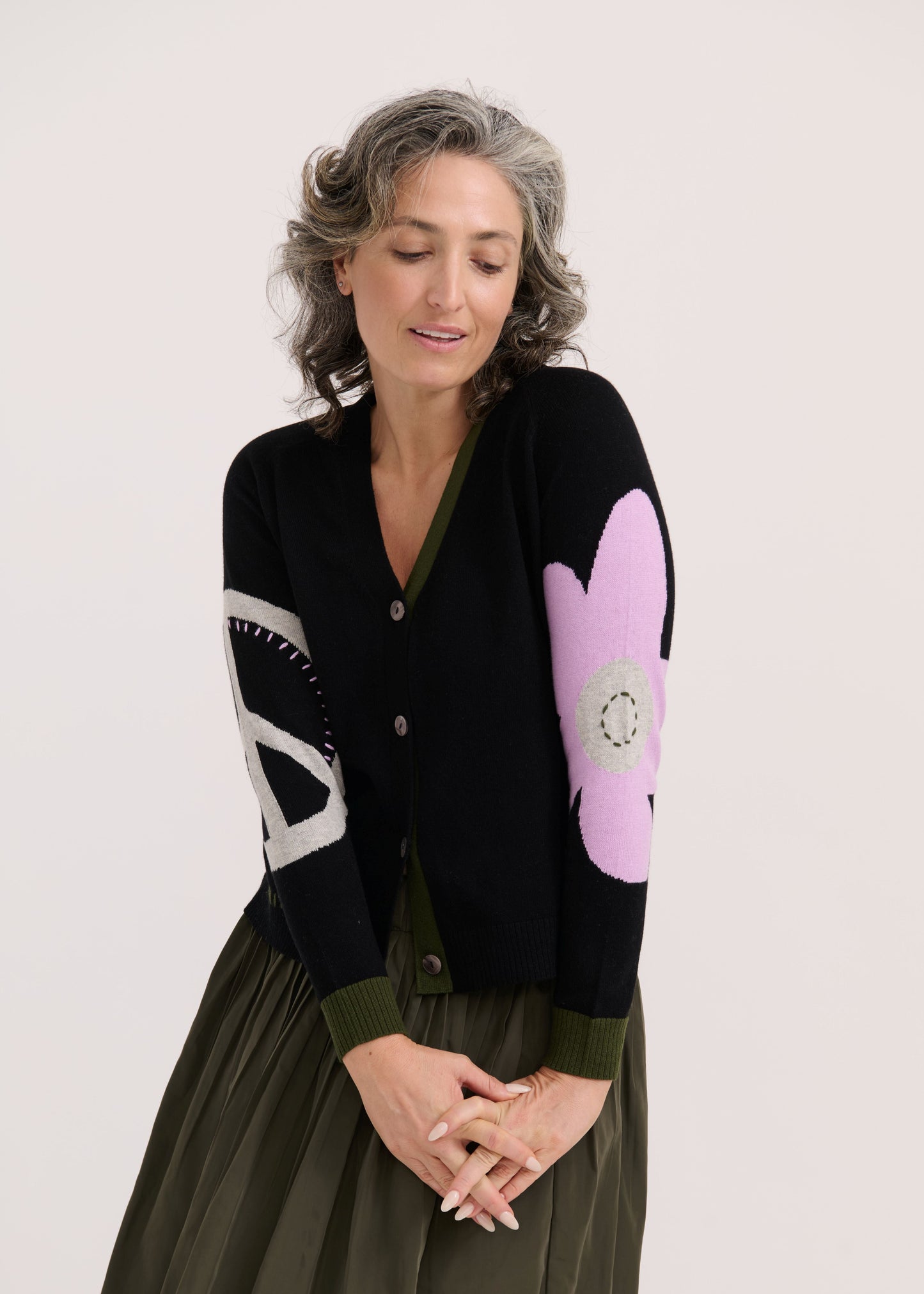 Zaket & Plover 7538 Peace Please Cardigan
