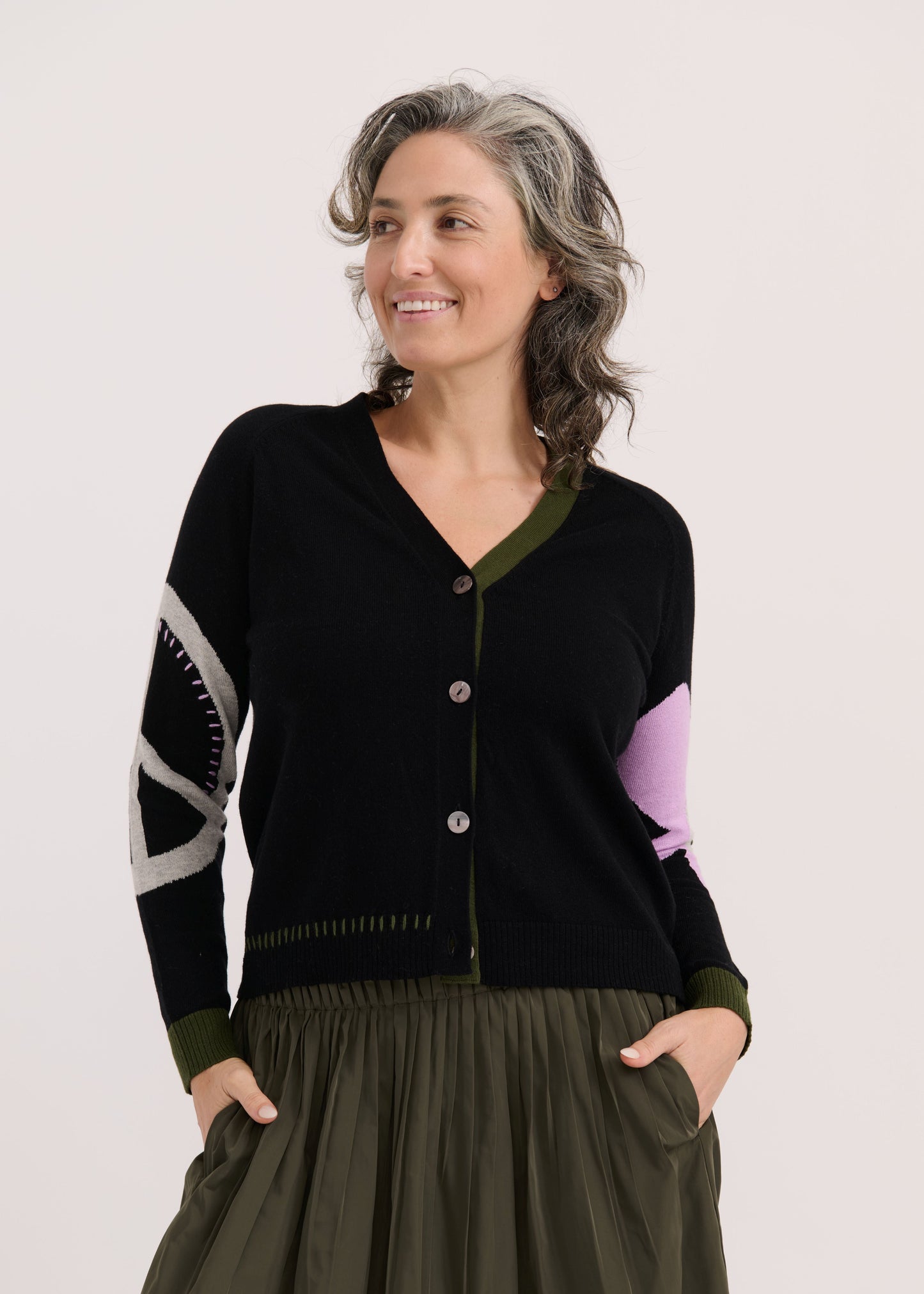 Zaket & Plover 7538 Peace Please Cardigan