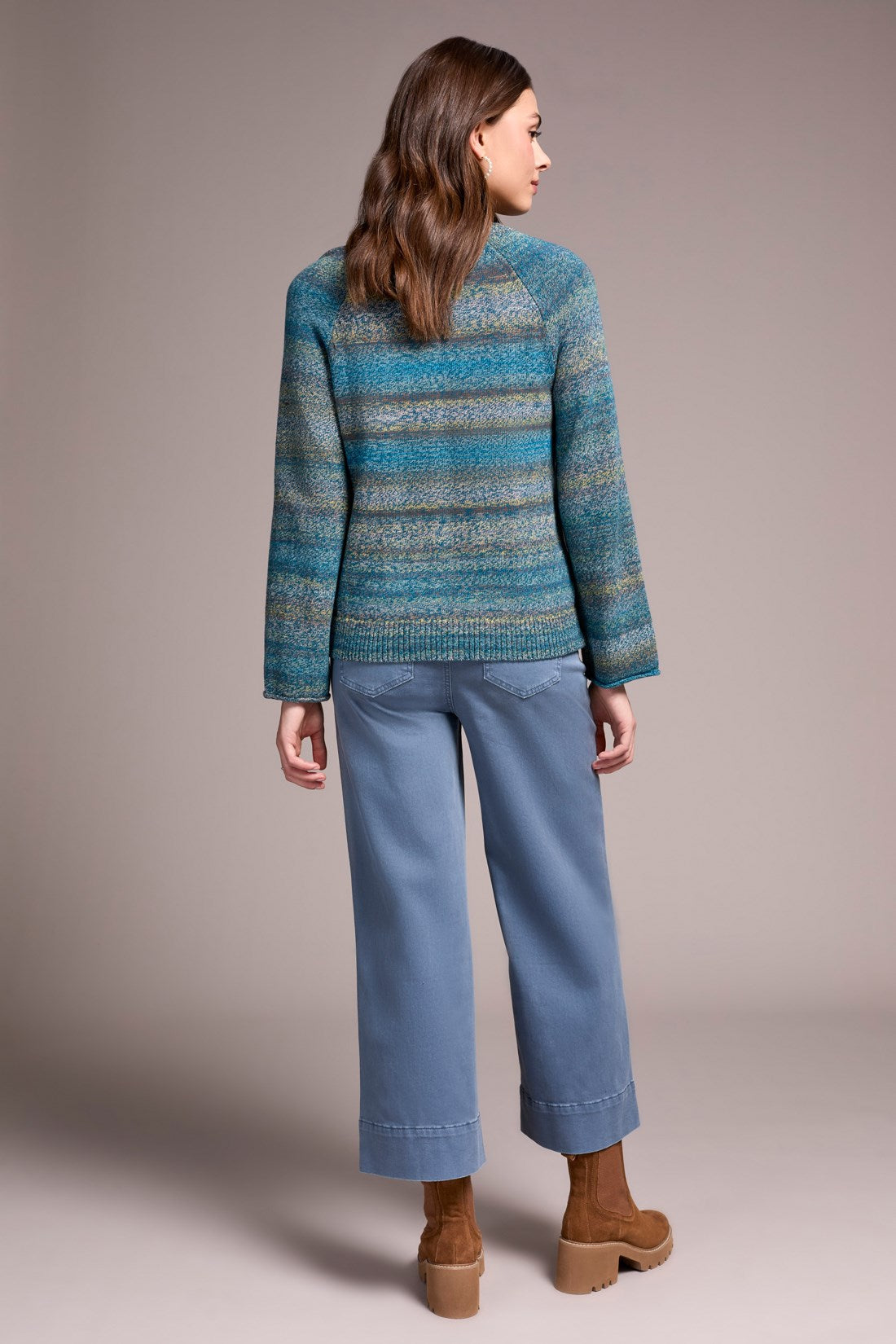 Tribal 2374O Combed Cotton V-Neck Sweater