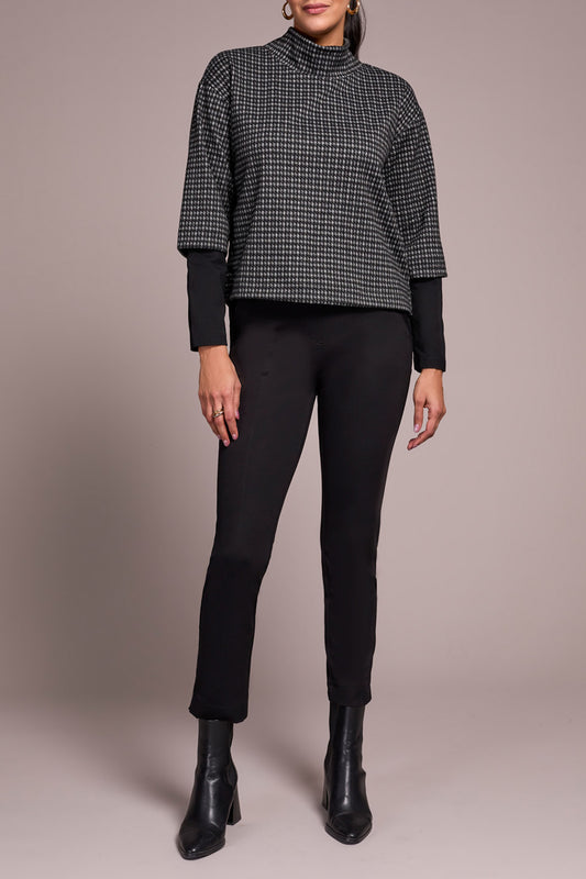 Tribal Mockneck Fooler Top