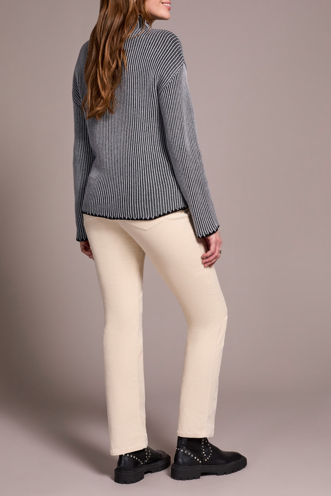 Tribal 2255O Funnel Neck Sweater