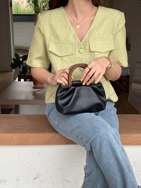 Wood Handle Bag